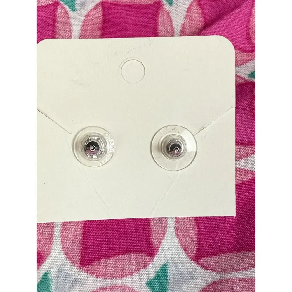 Brighton Genoa Silver Heart Small Post Earrings - Picture 3 of 3